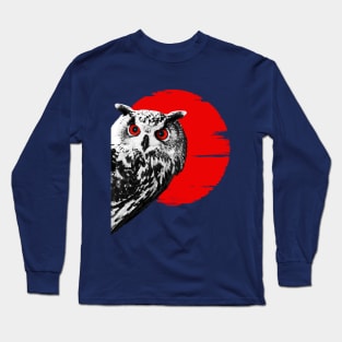 sneaky owl Long Sleeve T-Shirt